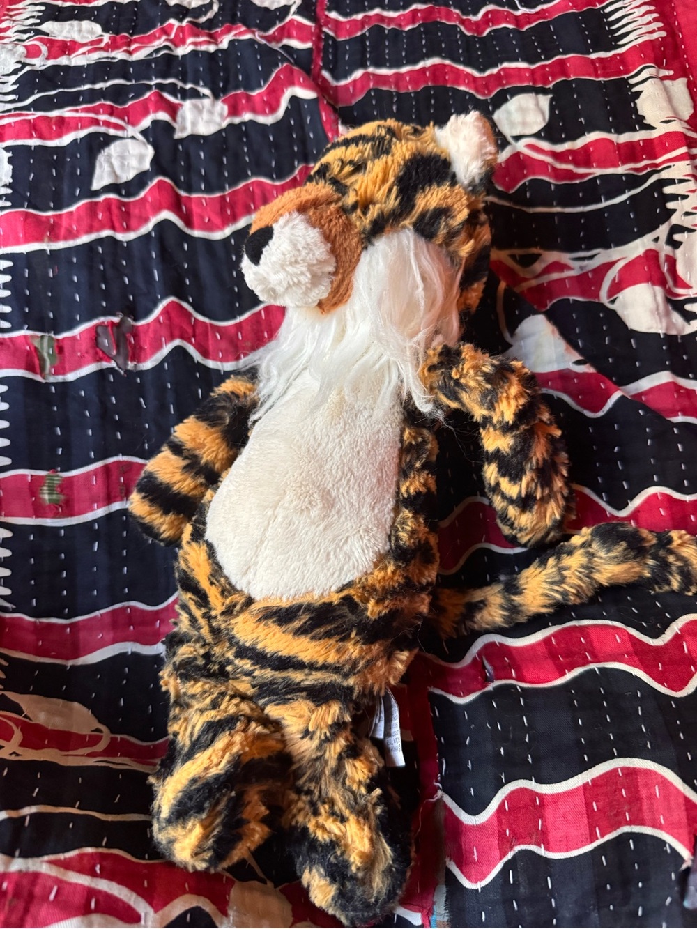 Jellycat Bashful Tiger Plush in Gold, Black & Cream - Picture 2 of 3